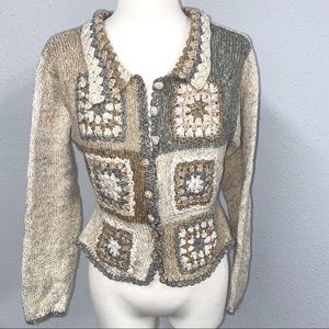 Women’s wool blend cardigan sz L